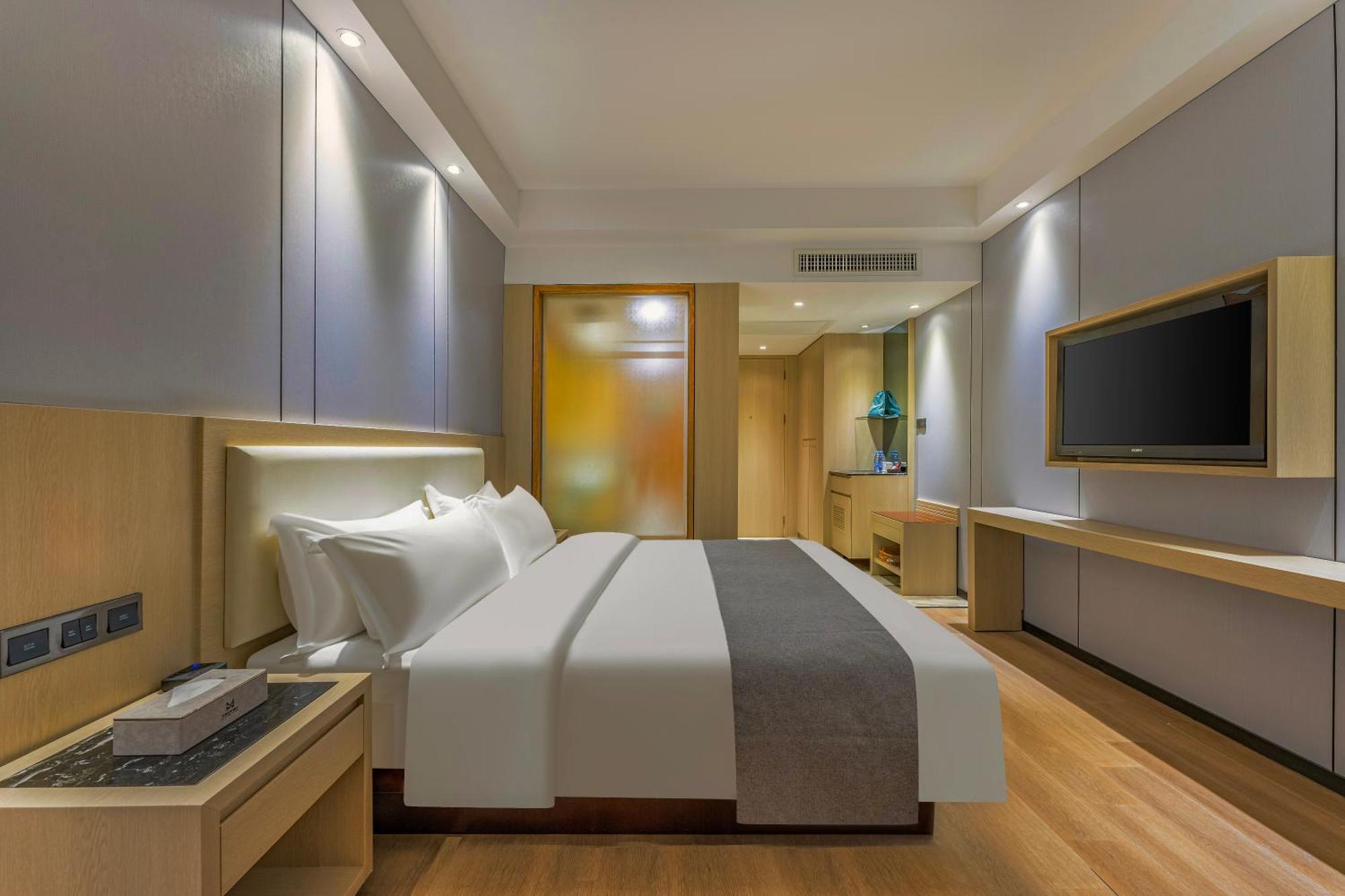 גואנגג'ואו Meihao Mingyue Hotel International Finance City Keyun Road Metro Branch מראה חיצוני תמונה